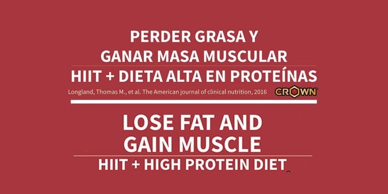 PERDER GRASA Y GANAS MASA MUSCULAR | HIIT + DIETA ALTA EN PROTEÍNAS