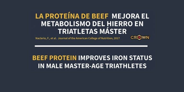 LA PROTEÍNA DE BEEF MEJORA EL METABOLISMO DEL HIERRO EN TRIATLETAS MÁSTER