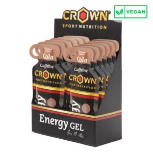 Geles Energéticos (Energy Gel) - Caja (12 monodosis - 480 g), Cola con Cafeína